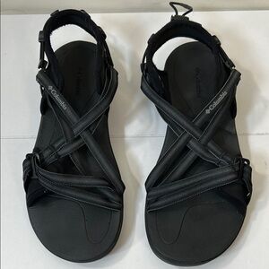 Columbia Women's Black Sandals Size 10